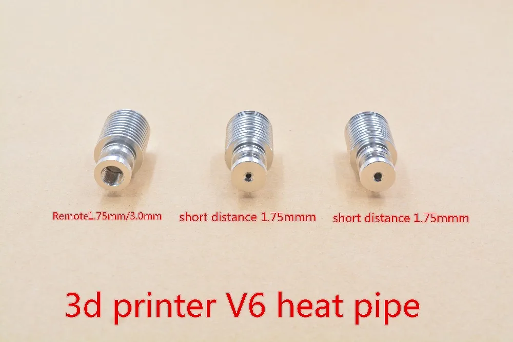 V6 univerzálny vytláčacie radiátor pre krátku vzdialenosť diaľkového všetky kovové chladič pre 1.75 mm 3 mm kŕmenie 3D tlačiarne V6 dlho 1pcs