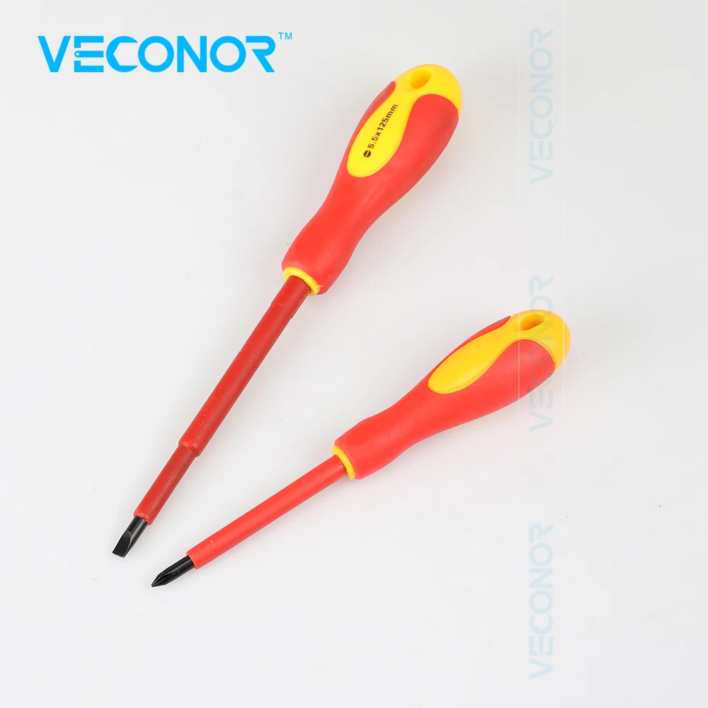 Veconor 4 kusy VDE elektrikári skrutkovača nastavte izolované nástroj nastaviť elektriny tester pero