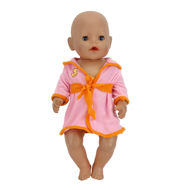 Župan je vhodný Pre 43 cm Baby Born Zapf Reborn Bábiky Detské Oblečenie