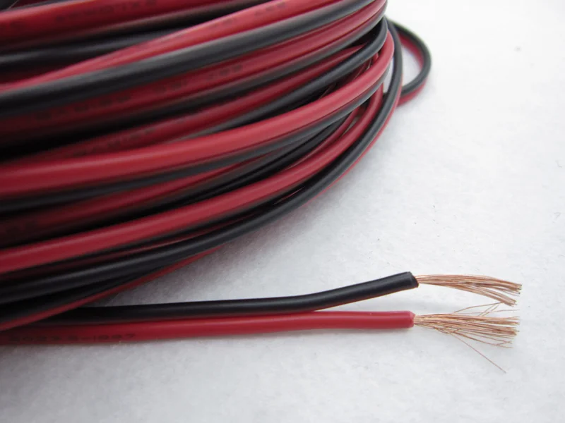 10m 16AWG Elektrické drôty LED káble UL2468 IEC 42 RVB 300V meď, Červený čierny kábel rozšíriť drôt Pre LED Pásy,PVC insulated wire