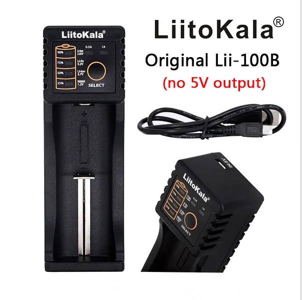 10PCS LiitoKala Lii-100B 18650 Batérie, Nabíjačky Pre 26650 16340 CR123 LiFePO4 1.2 V, Ni-MH, Ni-Cd Rechareable Batérie (nie 5V výstupný)