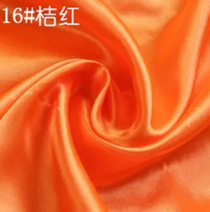 12 Farieb Výber Polyester Satin Materiál Na Oblečenie Obloženia Darček Mäkké Charmeuse HOBBY Ručné Remeslá Satin Textílie