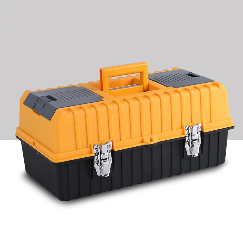 17 palcové plastové tool box s rukoväťou zásobník priestor úložný box Kladivo, Kliešte, Skrutkovač držiaka nástroja kontajner prípade
