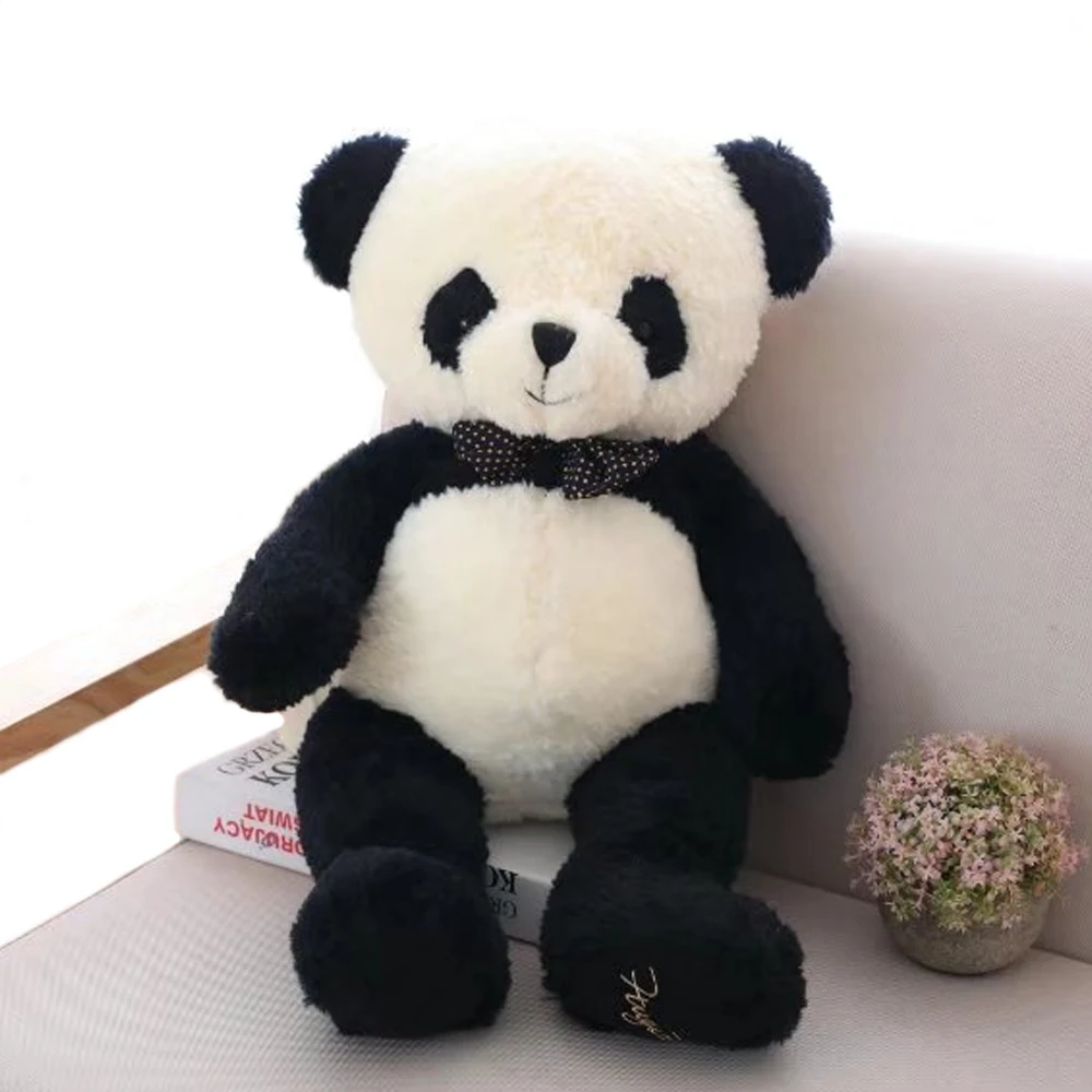 1pc 80 cm, Krásne Panda Plyšové Hračky, Plyšové Mäkké Cartoon Zvierat Bábika Roztomilý Medveď Darček pre Deti detský Baby Dievčatá valentínsky Darček