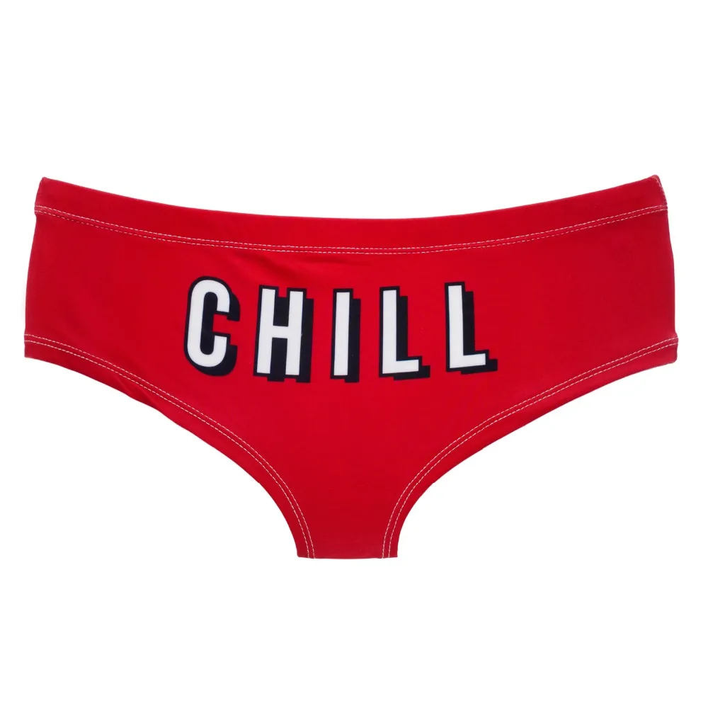 2017 Nové 3D Tlač zábavné Chill Červená Sexy dámske Nohavičky Tangá Bragas Culotte Femme Sexy Nohavičky Pre Ženy, Erotické
