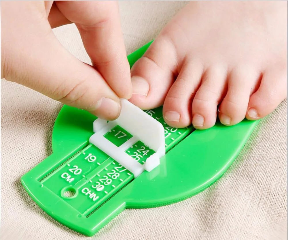 2018 Nové Footful Nohy Prístroj na Meranie Topánky Rozchod Pravítko pre Baby detská postieľka batoľa moccasins Opatrenie Nohy Doma