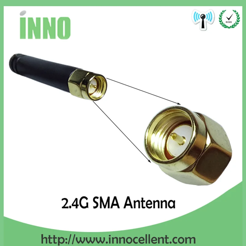 5 ks/veľa 2.4 GHz anténa SMA Samec konektor 2dbi antény wifi gumy Zigbee krátke antény+ PCI U. FL IPX na RP-SMA Pigtail Kábel