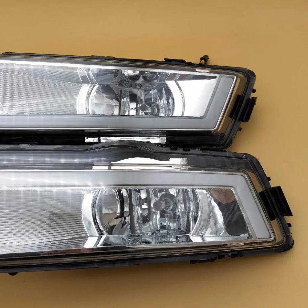 Auto LED Svetlo Na Škoda Rapid 2013 2016 2017 Auto-Styling Predné LED DRL Denné Beží Svetla A Hmly, Lampa Hmlové Svetlo