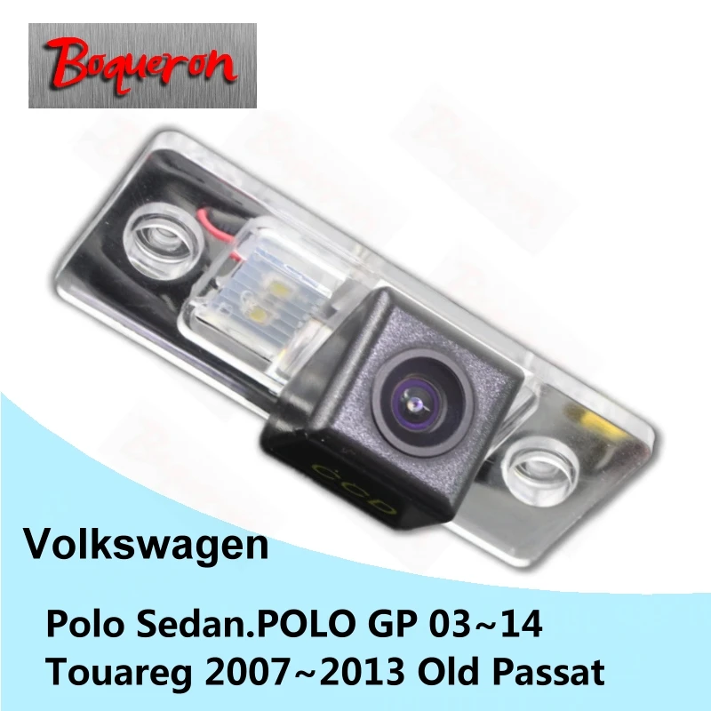 BOQUERON pre Volkswagen Polo Sedan GP Touareg Staré Passat 03~14 HD CCD Nepremokavé Auto Kamera spätného zálohy parkovacia kamera