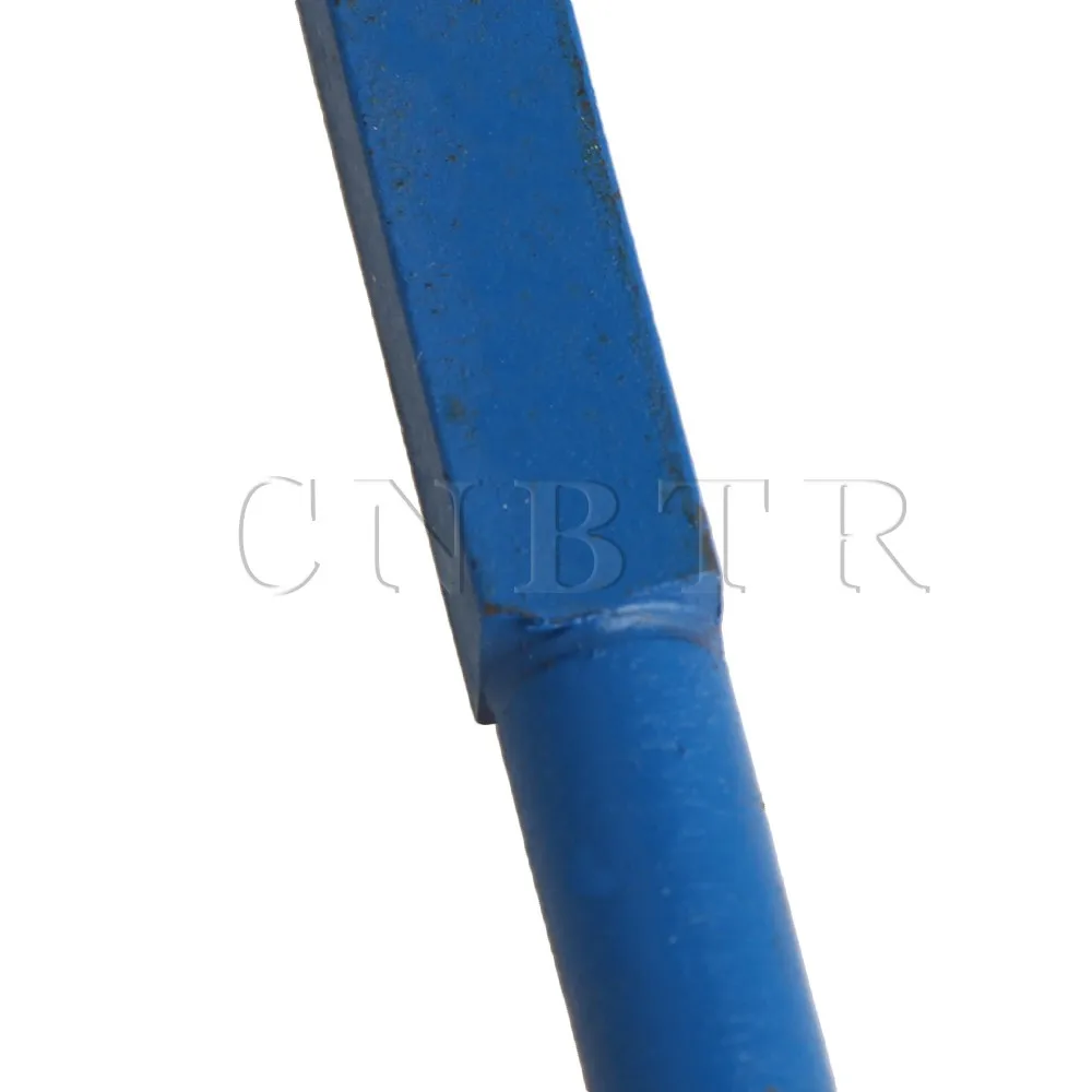 CNBTR 10Pcs 8x8mm Modré Železo Brazed Karbidu Sústruh Otáčania Nástroja YT15 Zliatiny Turnning Nástroj Bit Nástroj
