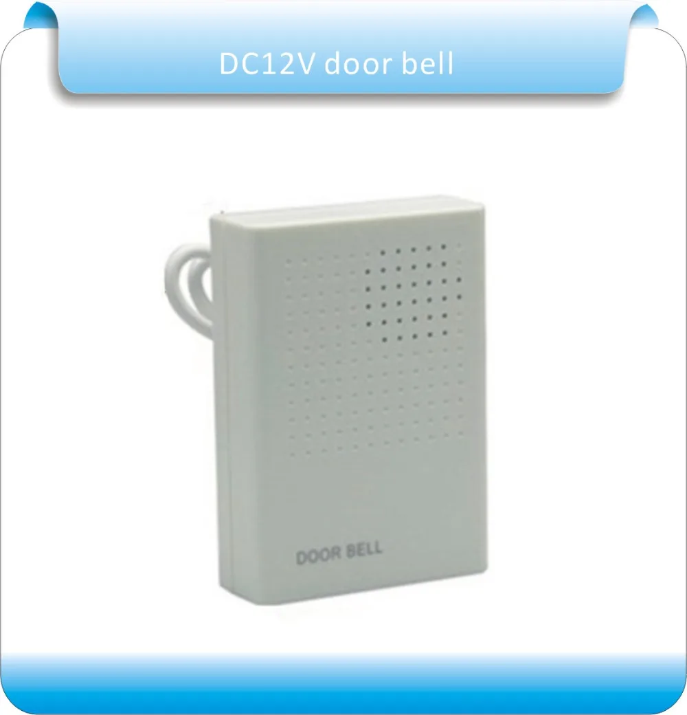 DC12V Ding-Dong Hudobné Káblové Zvonček Zvonček Zvonenie na Home Office Access DIY potrebné Žiadne batérie Elektronický Zvonček Dvere Krúžok