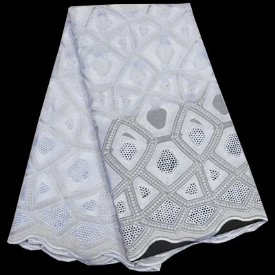 Doprava zadarmo (5yards/pc) vysoká kvalita biela Švajčiarskej čipky textílie 2017 najnovšie Afriky suchá bavlna čipky textílie na svadby CLP69