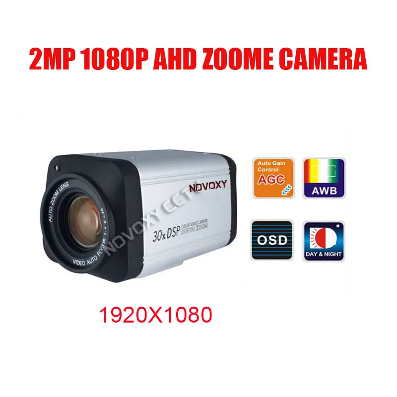 Doprava zadarmo SONY IMX323 2MP 1080P AHD 30x Optický Zoom Kamery 3.3-99mm Varifokálny Objektív, IR CUT Zoom Kamery Bezpečnostné Kamery