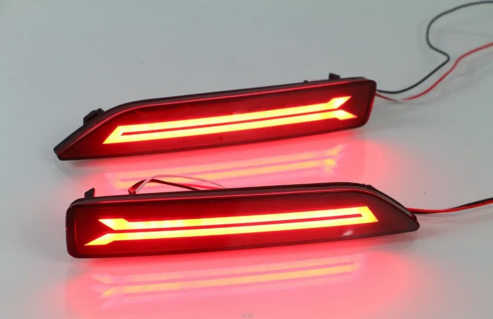 EOsuns LED beží svetlo + brzdové svetlo, zadný nárazník svetlo na honda crv 2007-9, mesto 2012-4, brv-6, MOBILIO 2016-7, led bar