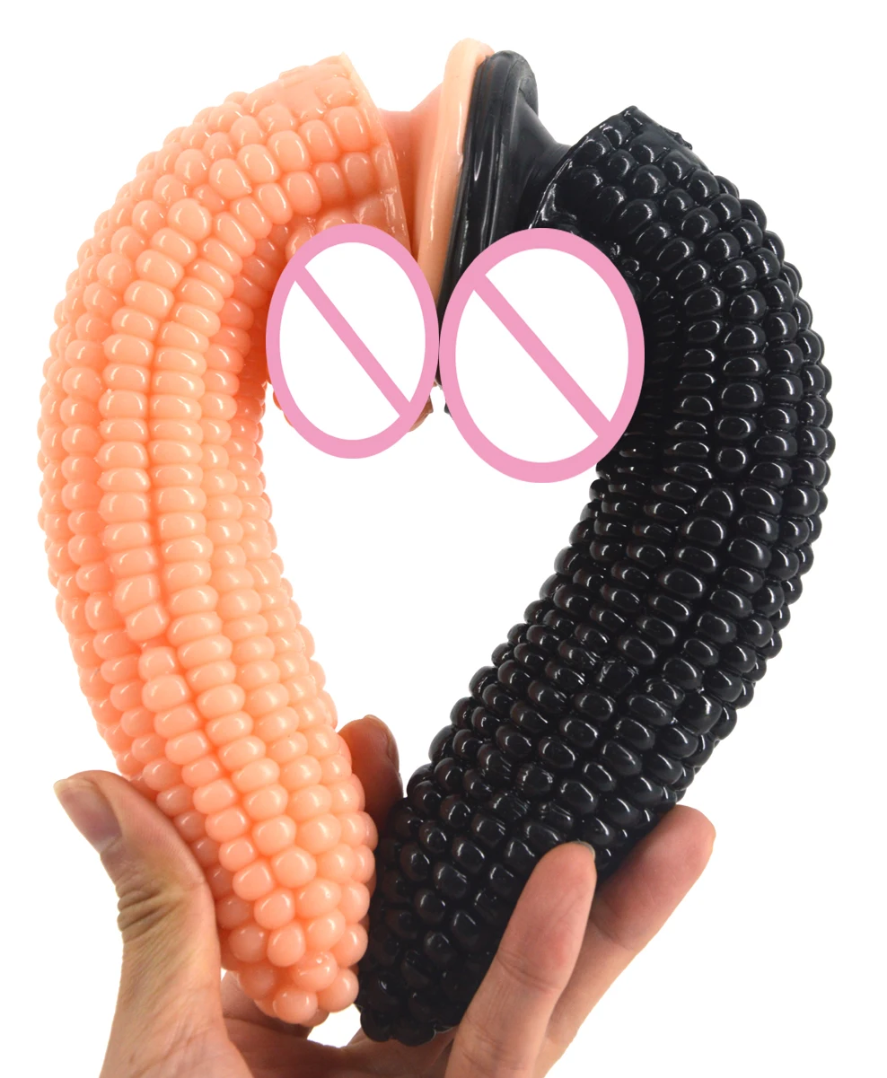FAAK Nové kukurica dildo prísavky sexuálne hračky pre ženy veľký dildo čierne dildo zadok plug Sex produkty intímnej pár flirtovanie hračka