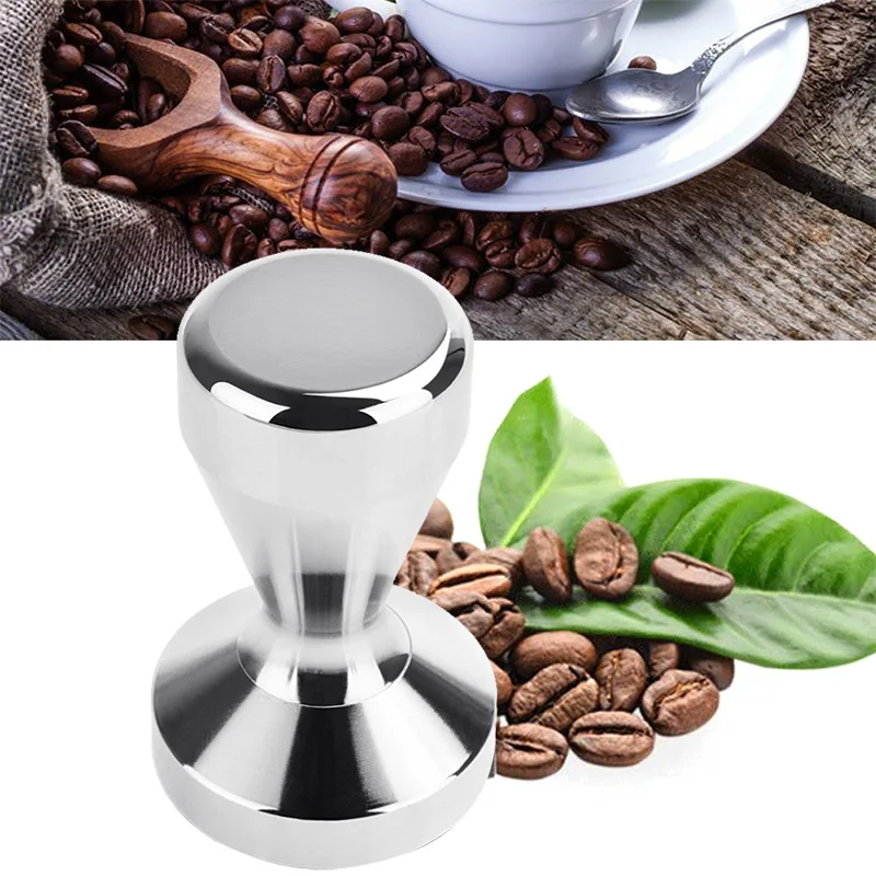 Horúce 49 mm, Nehrdzavejúca Oceľ Moderné Espresso Kávu Tamper Stroj DIY Coffee Bean Stlačte Plochým dnom, Kladivo LXY9 DE1717