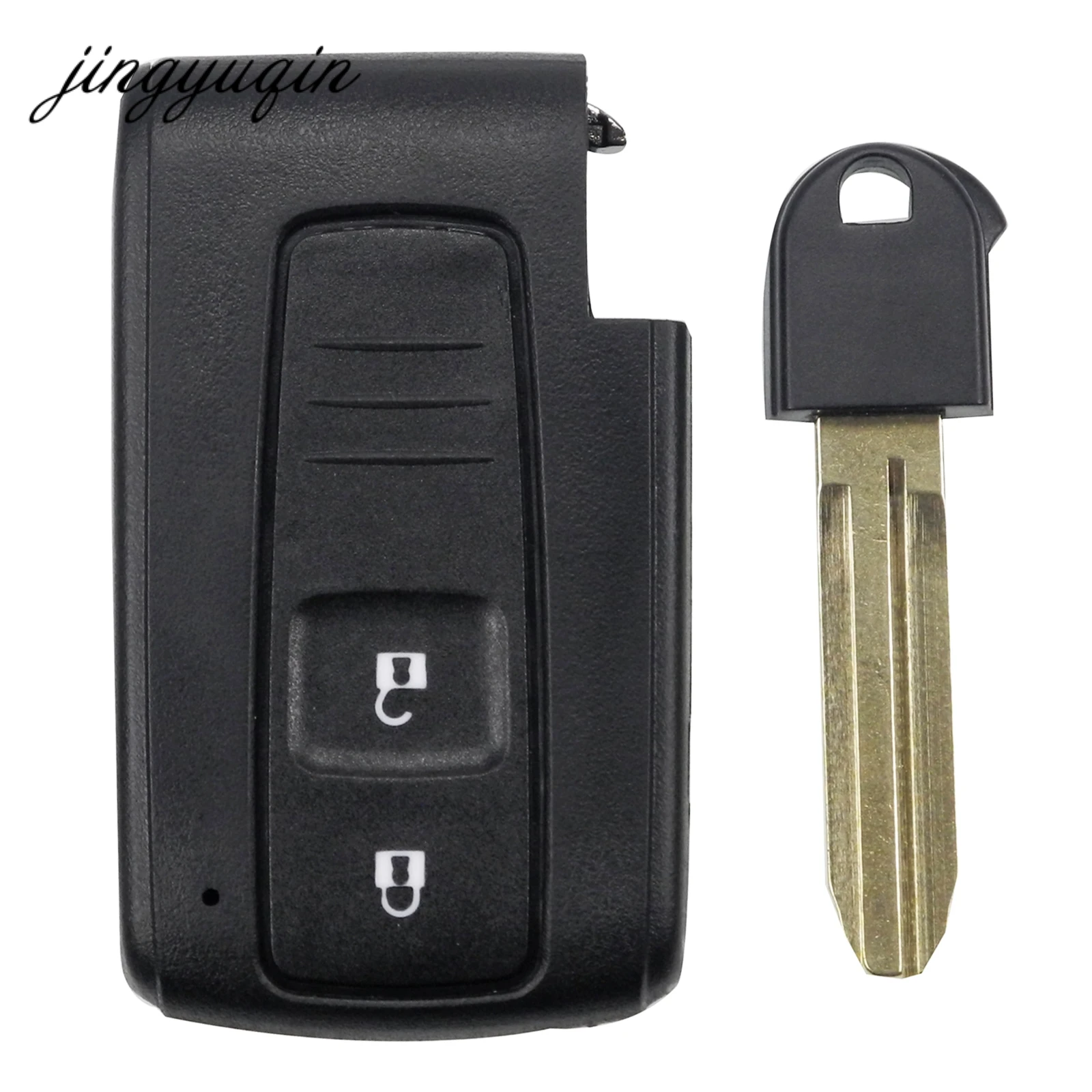 Jingyuqin 2 Tlačidlo Smart Remote Tlačidlo Prípade Toyota Prius Corolla Verso +TOY43 Vložte Kľúč, Kotúč