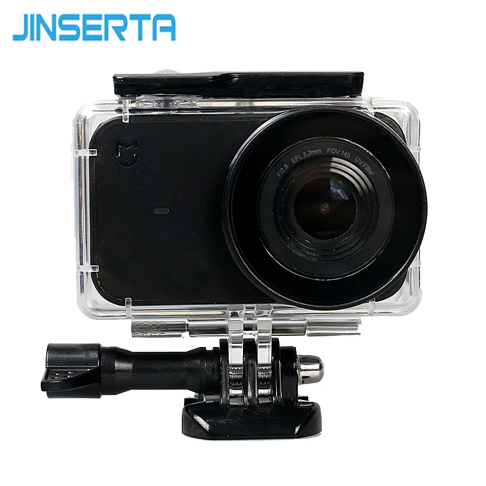 JINSERTA 45m Vodotesné púzdro puzdro pre Xiao Mijia 4K Mini Akcia Fotoaparát, Príslušenstvo