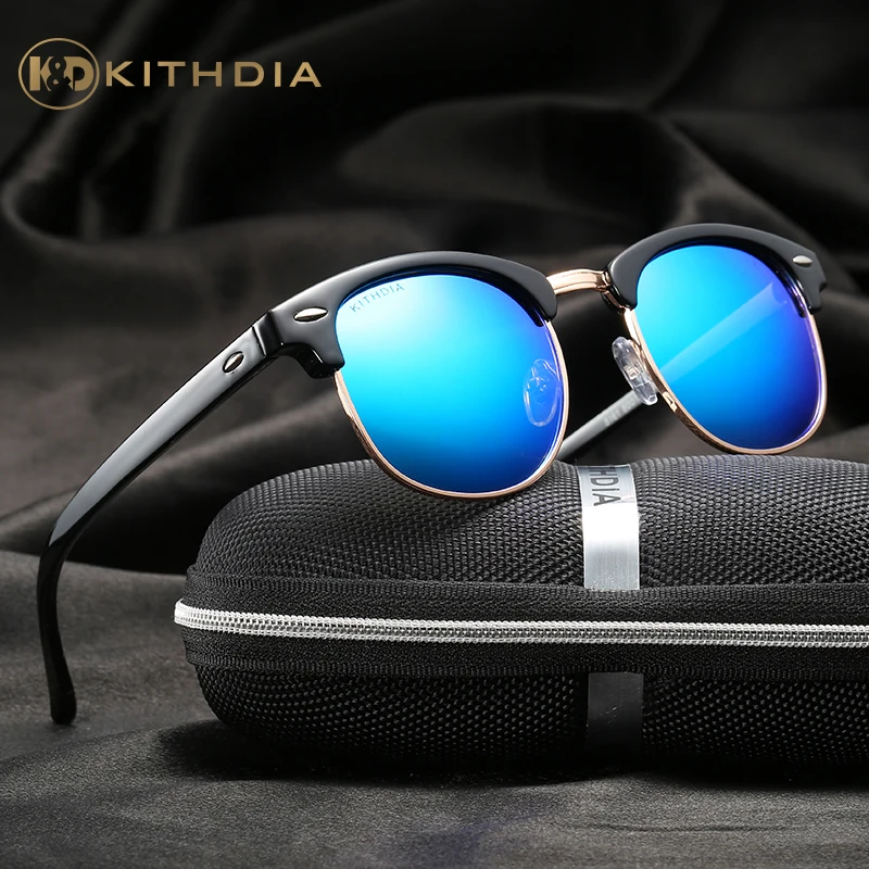 KITHDIA TR90 Pol slnečné Okuliare UV400 Polaroid HD Polarizované Šošovky Ženy slnečné Okuliare Značky Dizajnér Zrkadlo muž oculos #KD5161