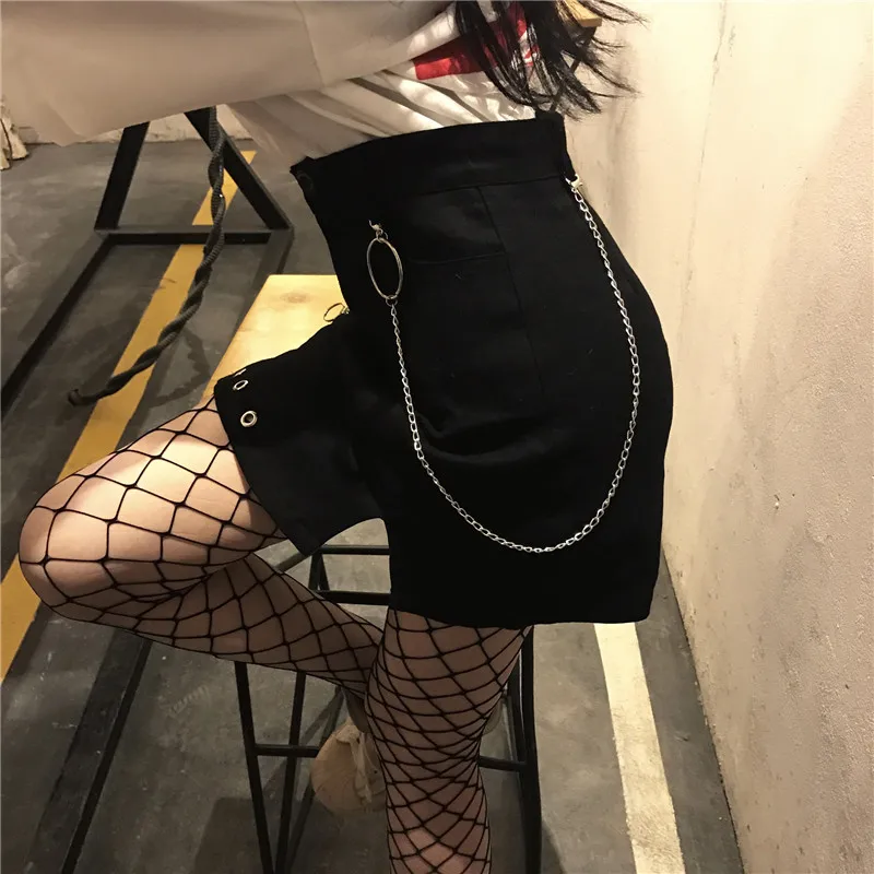 Letné Módy Ženy Ulzzang Vintage Torus Sukne Super Street Oblečenia Zobraziť Obrázok Slim Svojvoľné Kombinácie A-Line Čierne Sukne