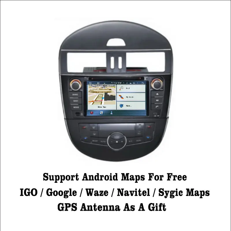 Liislee Android 7.1 2G RAM Pre Nissan Tiida / Pulsar autorádio, Audio, Video, Multimediálne DVD Prehrávač, WIFI DVR GPS Navigačné tlačidlo Navi