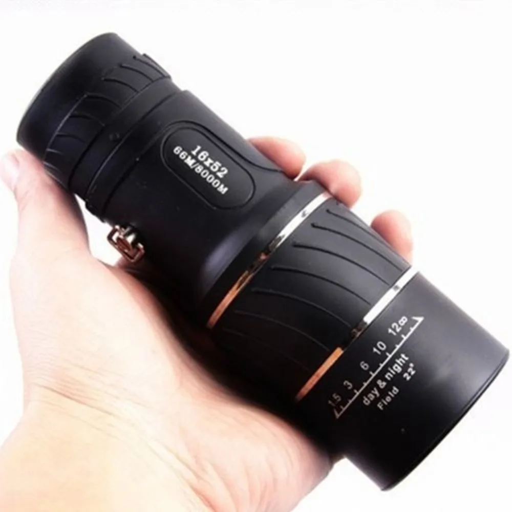 Lov Optika Monokulárne 16x52 Dual Focus, Zoom Optický Objektív Cestovné Ďalekohľad cestovného Ruchu Rozsah Ďalekohľady