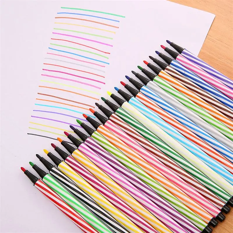 Marker Nastavte 36 Farby Vody Farbu Pera Maľovanie Ceruzky Pero, Štetec Značky Pre Kreslenie Deti Umelecké Potreby Školy Umývateľný
