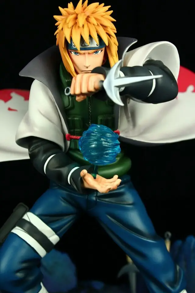 MODEL FANÚŠIKOV Anime Naruto 32 cm Namikaze Minato Živice GK PVC Akcie Obrázok Modelu Socha Vysoká Kvalita