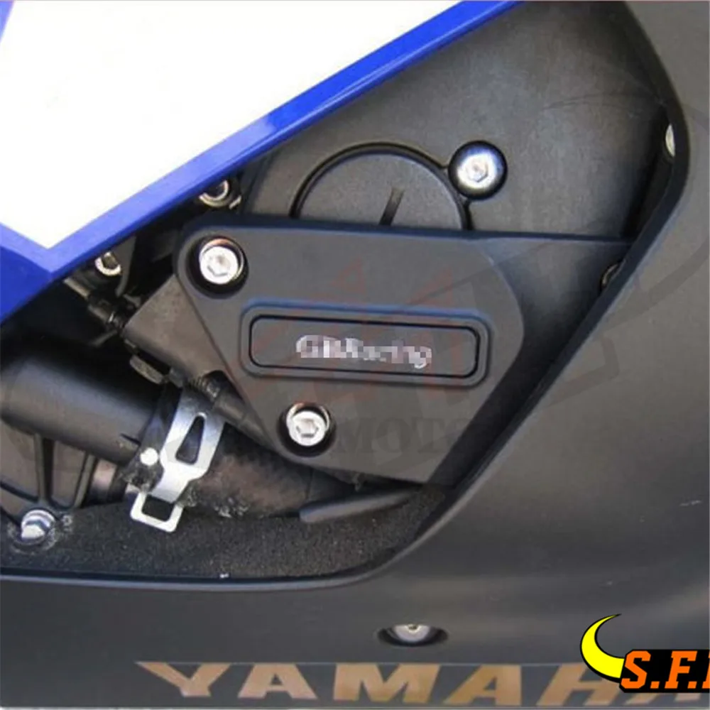 Motocykel Motor Prípade Stráže Chránič Kryt GB Racing Na Yamaha R6 2006-2016 Čierna