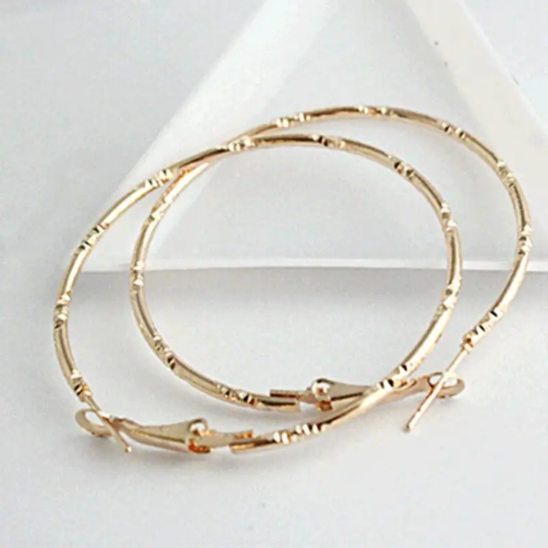 Móda Zlaté, Strieborné Veľký Kruh Moderné Obvodové Náušnice pre Ženy piercing Šperkov