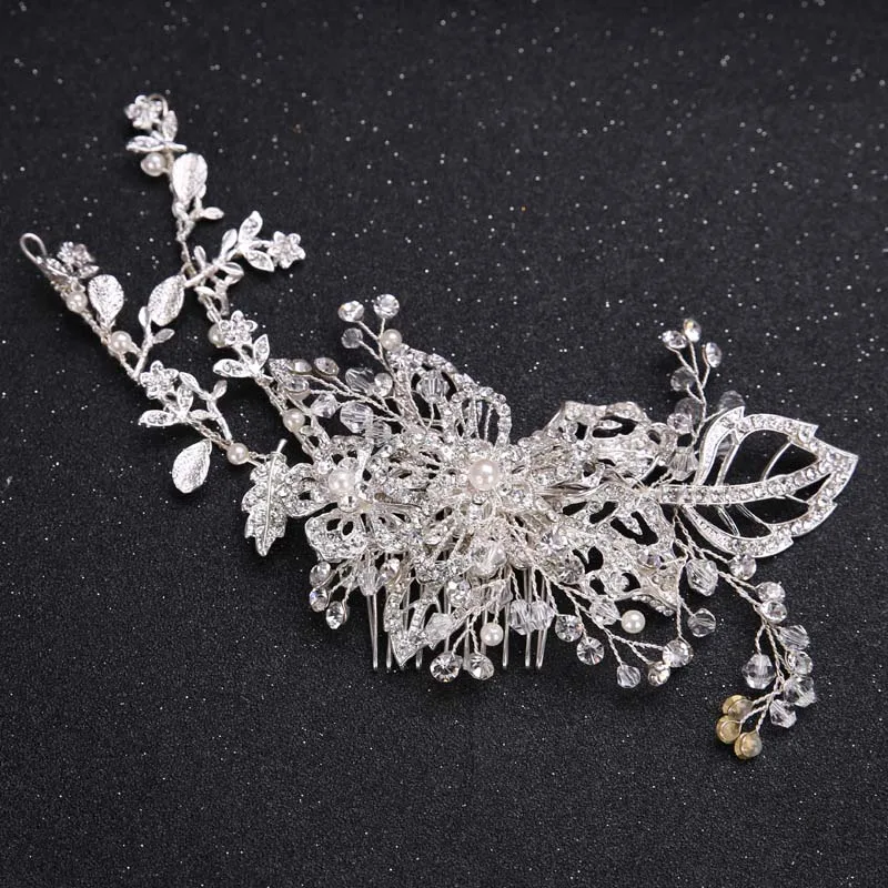 New Horúce Módne Šperky Biele Ručne Pearl Headdress Svadobné Šaty Svadobné Headdress Ženy, Dar SL
