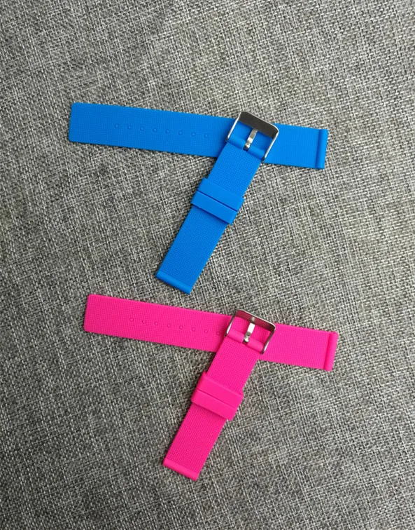 Nové! Candy farby ženy 's silikónové popruh 18 mm pin pracky nepremokavé children' s hodinky pásky hodinky a hodiny príslušenstvo