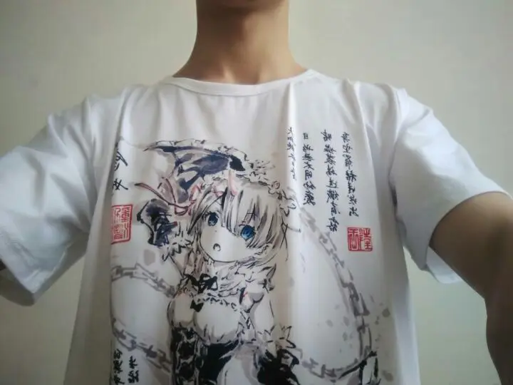 Nové Letné Anime T-shirt Re:Nula kara Hajimeru Isekai Seikatsu T Shirt Muži Ženy Pohodlné, priedušné Topy Tees