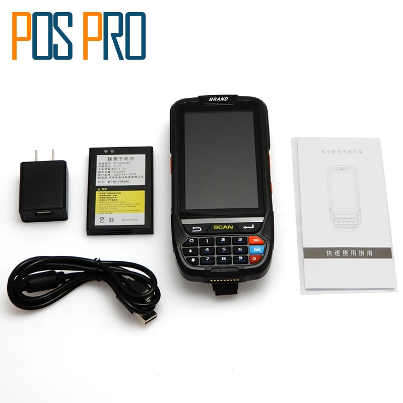 PDA 2D Ručný Terminál Podpora Wifi, Bluetooth 4g GPS, Fotoaparát Mini Čiarových kódov Pre Android Tablet Pc Klávesnici funkciu NFC HF a LF RFID
