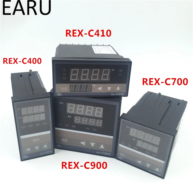 PID Digitálny Regulátor Teploty RKC REX-C400 Univerzálny Vstup Relé SSR Výstup pre Automatický Baliaci Stroj Termostat Horúci