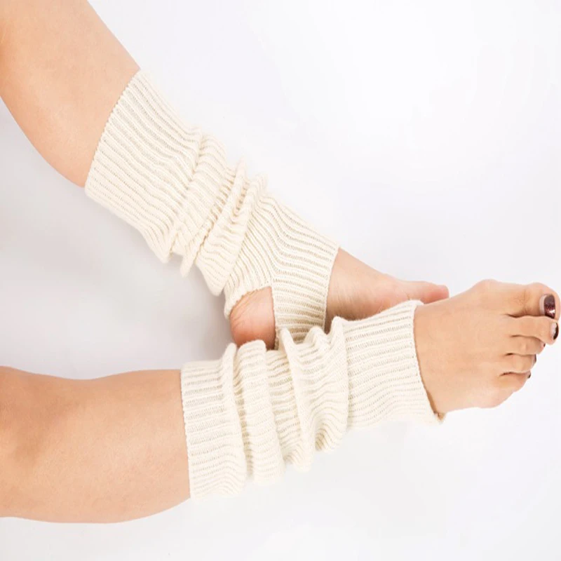 Pletené Leg Warmers Pre Ženy Yo-ga Ponožky Boot Putá Zimné Kulturistike Ponožky Polainas Para Ako Mulheres Gamaše