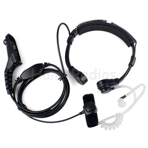 Prst PTT Hrdla MIC Covert Akustické Trubice Slúchadlo Headset pre Motorola XIR P8268 P8260 P8200 XPR6550 XPR6300 DP3400 DP3600