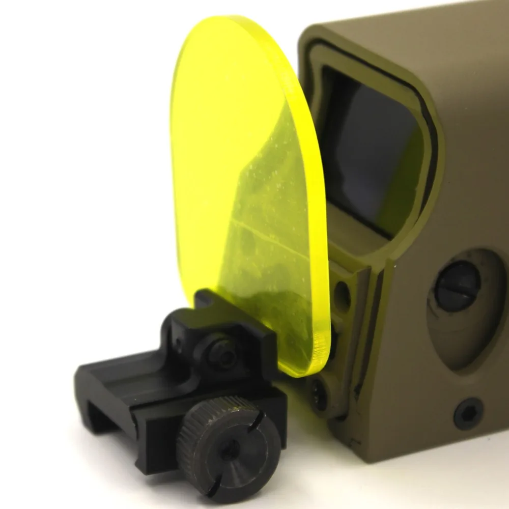 Reflex Optika Red Dot Sight Rozsah Kryt Riflescope Transparentné Objektív nepriestrelný objektív Airsoft Lov