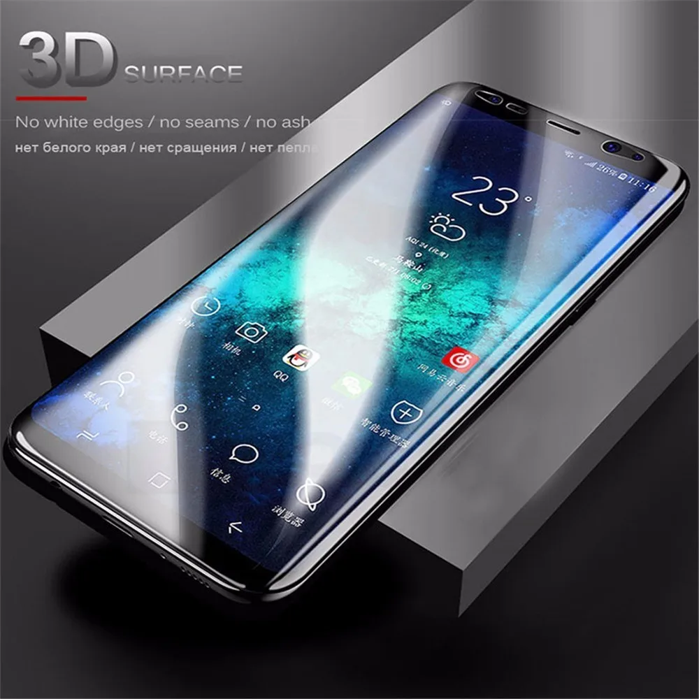 Skutočné Úplné Pokrytie 3D Nano-Mäkký Chránič Obrazovky Fólia Pre Samsung Galaxy S8 Plus S7 S7 S6 Okraji Ochranný Kryt Pre S9 Plus Poznámka 8