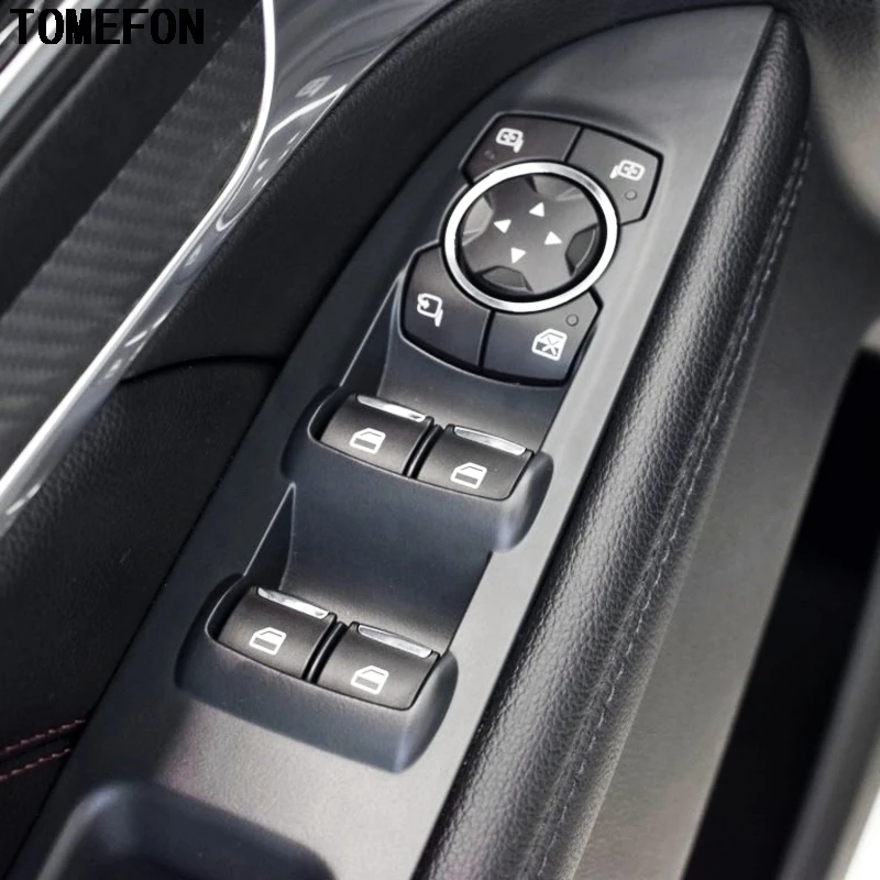 TOMEFON Pre Ford Explorer 2016 2017 LHD ABS Špeciálne interiérové Konzole Riadenia Radenie Úložný Box Okno Spínač Výbava 9pcs