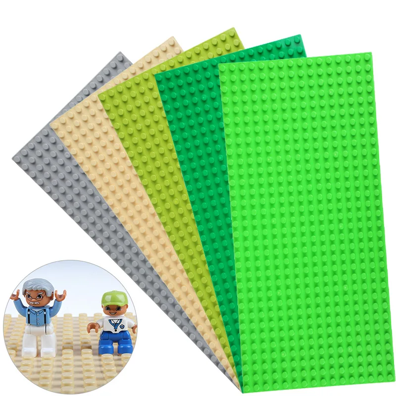 Veľké Bloky Základná Doska 51*25.5 cm, 16*32 Bodov Doskou DIY Stavebné Bloky, Hračky Pre Deti Kompatibilné Legoed Duploed
