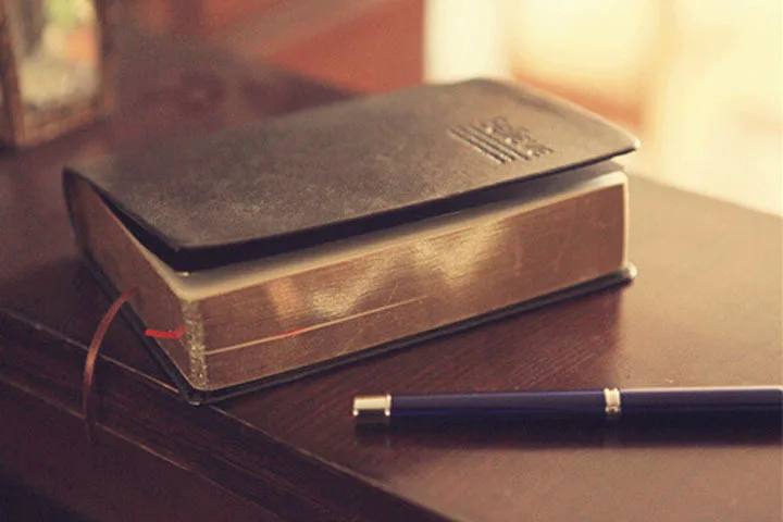 Vintage Hrubé Kožené Biblie Notebook Prázdny Denník Kniha Retro Zakka Papier Časopisoch Program Plánovač Poznámkový Blok, Písacie Potreby Darček Dodávky