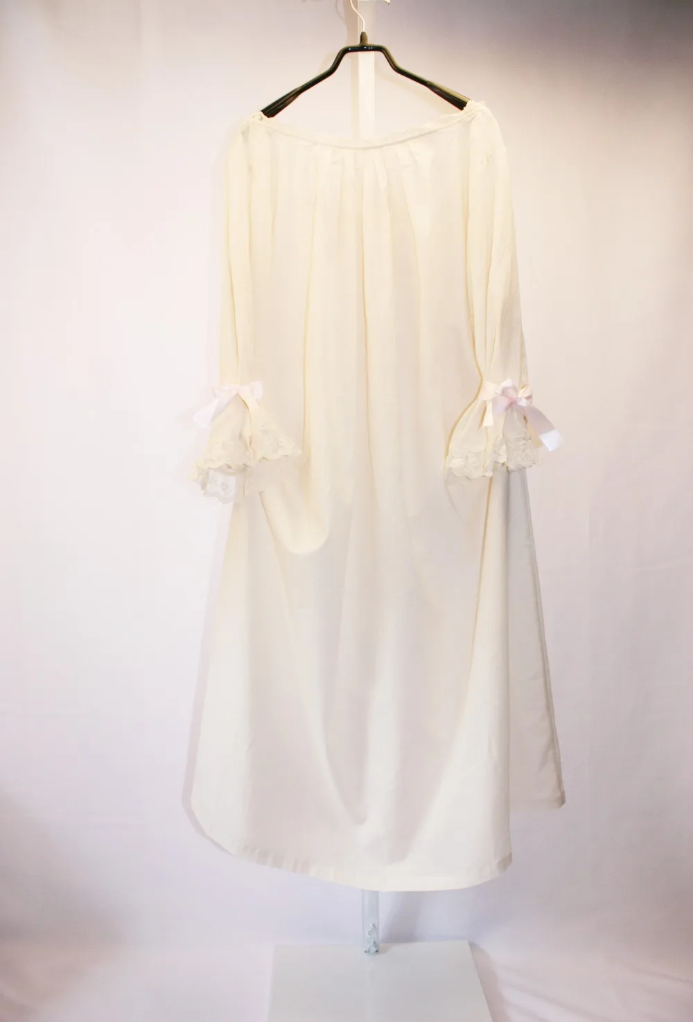 Vintage Sexy Sleepwear Ženy Bavlna Stredoveké Nightgown Biela tvaru Kráľovná Šaty Noc Šaty Lolita Princezná Domov Šaty
