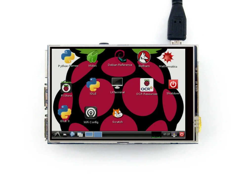 Waveshare Raspberry Pi 3,5 palcový TFT LCD Odporový Dotykový Displej Modul pre každú Revíziu Raspberry Pi 3 B/2 B/B a+/A+