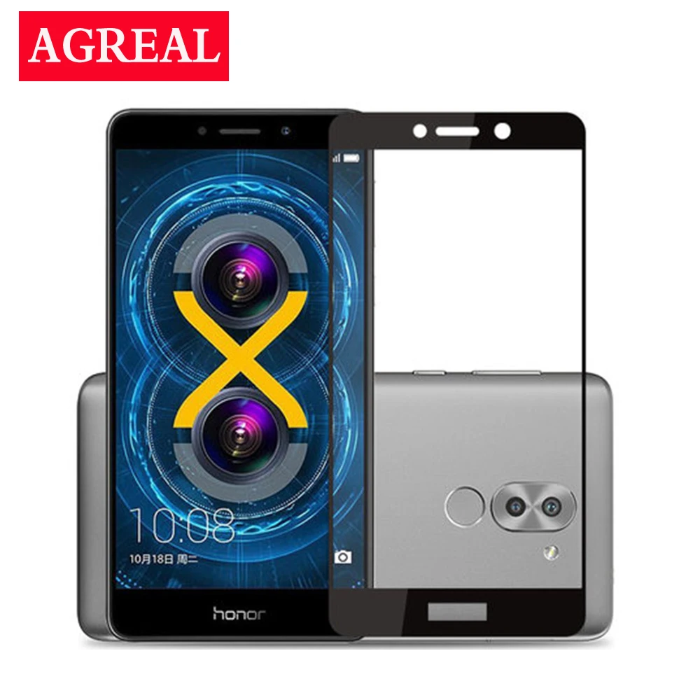 Česť 6x sklo tvrdené screen protector film huawei honor x6 úplné pokrytie Huawei mate 9 lite sklo 2.5 D hauwei 6 x sklenený kryt