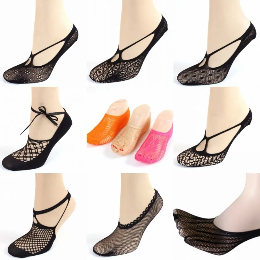 ženy sexy duté oka nočný klub hodváb ponožky jar leto neviditeľné loď ponožky s čipkou žena vysoko elastická nylonové ponožky