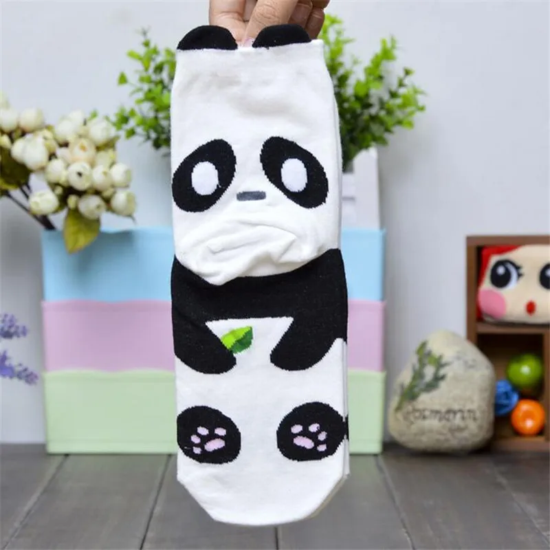 1 Pár roztomilý 3D Zvierat Štýl Ženy Lady cartoon Ponožky Stereoskopické Bavlna bežné Ponožky pančuchový tovar