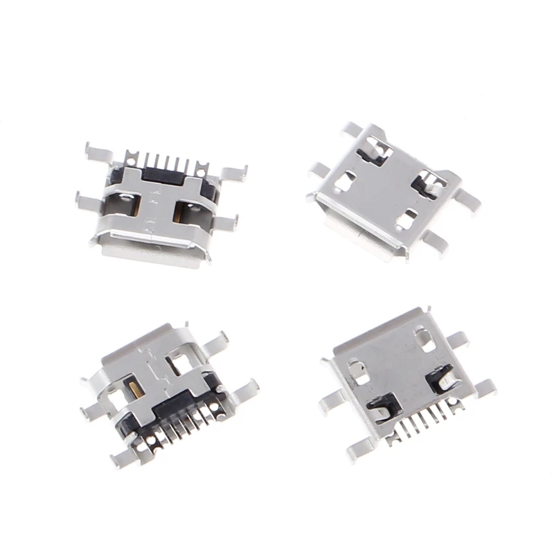 10 Ks Micro USB Typ B, Female Zásuvka Konektor 5Pin 0.72 mm Pre Telefón, Tabliet Plnenie L15