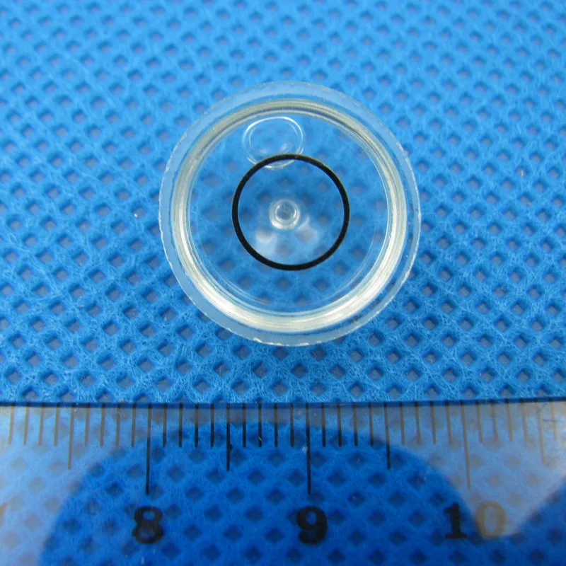 17*8mm Univerzálny uhlomeru Kolo bubble level Sklo úrovni Bublina Kolo sklenenej fľaštičke Kruhové hladina vody meter