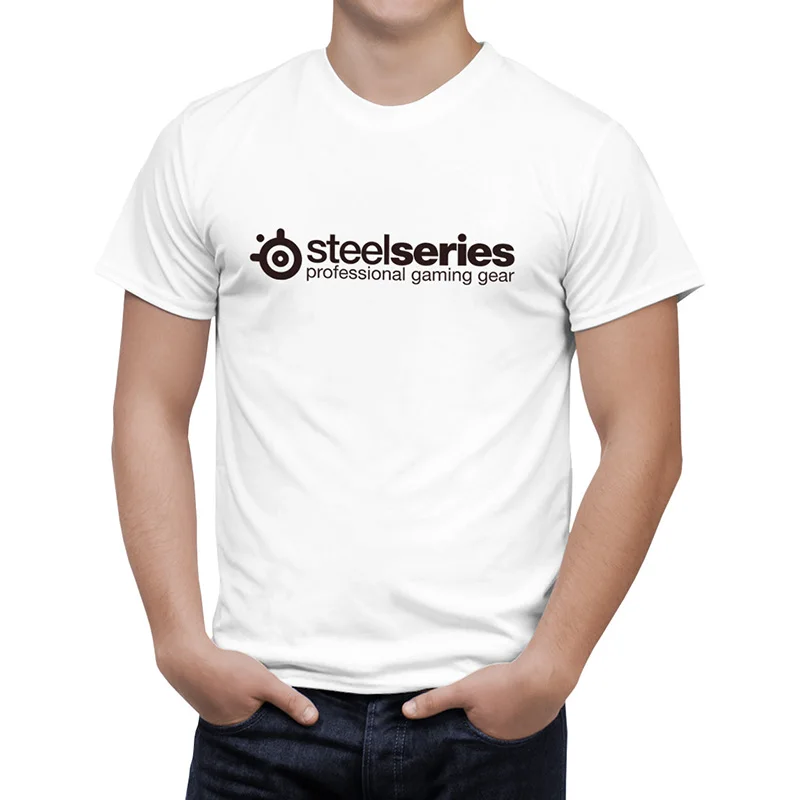 2016 Lete Bavlna Vytlačené Steelseries T shirt Muži/Ženy Móda Bežné krátke rukávy Topy Pohode Tee Camisetas B138